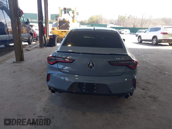 2025 Acura TLX w/A-Spec Package with VIN 19UUB6F53SA000302, listed as a IAAI auction lot 41806125 with 5,000 mi miles and . Bid and sale history available at DreamBid. Image 16.