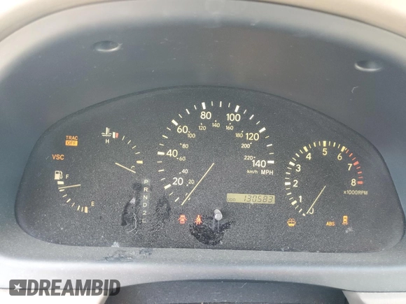 2001 Lexus RX 300 with VIN JTJGF10U410090158, listed as a Copart auction lot 77817154 with 130,583 mi miles and Salvage Title. Bid and sale history available at carsss.com. Image 9.