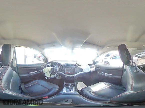 2019 Dodge Journey GT with VIN 3C4PDDEGXKT875575, listed as a Copart auction lot 53664045 with 65,268 mi miles and Salvage Title. Bid and sale history available at DreamBid. Image 14.
