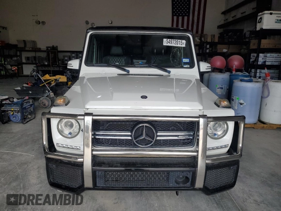 2017 Mercedes-Benz G with VIN WDCYC7DF0HX280193, listed as a Copart auction lot 54972015 with 81,224 mi miles and Salvage Title. Bid and sale history available at carsss.com. Image 5.