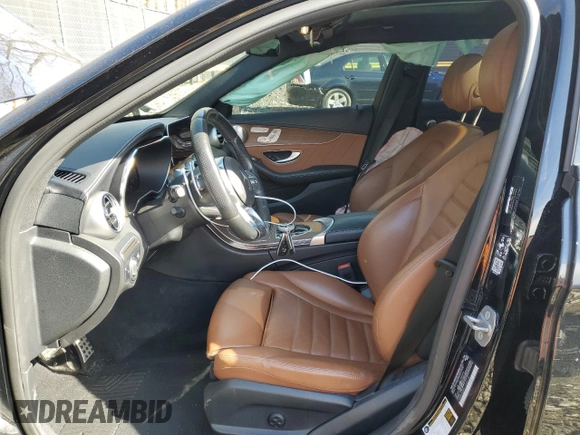 2020 Mercedes-Benz C 43 AMG with VIN 55SWF6EB9LU334120, listed as a Copart auction lot 48083885 with 37,426 mi miles and Salvage Title. Bid and sale history available at carsss.com. Image 7.