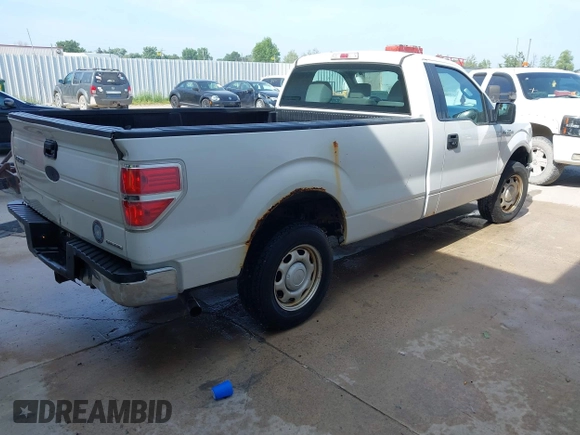 2011 Ford F-150 XL with VIN 1FTMF1CM7BKD08441, listed as a IAAI auction lot 42607092 with 348,991 mi miles and . Bid and sale history available at DreamBid. Image 4.