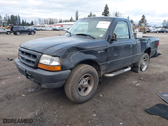 2000 Ford Ranger XL with VIN 1FTYR10V4YPA46329, listed as a IAAI auction lot 41496479 with 146,675 mi miles. Bid and sale history available at carsss.com. Image 17.