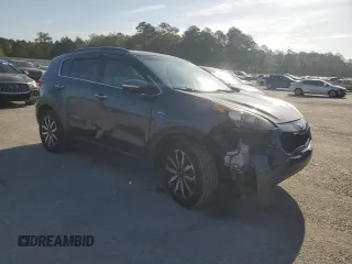 2018 Kia Sportage EX with VIN KNDPNCAC3J7319878, listed as a Copart auction lot 52171425 with 100,612 mi miles and Salvage title. Bid and sale history available at DreamBid. Image 4.