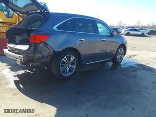 2017 Acura MDX w/Technology Pkg with VIN 5FRYD4H56HB033627, listed as a IAAI auction lot 41771033 with 133,695 mi miles. Bid and sale history available at carsss.com. Image 4.