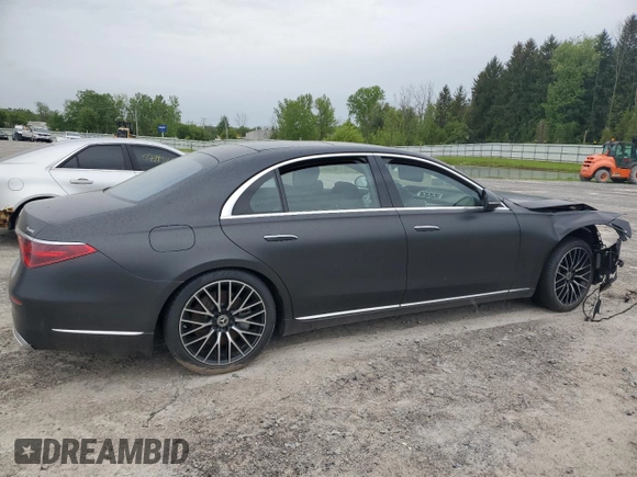 2024 Mercedes-Benz S 580 с VIN W1K6G7GB4RA288432, выставлен на аукционе Copart как лот 57503005 с пробегом Не указан миль и Списание • Salvage title. История ставок и продаж доступна на DreamBid. Изображение 3.