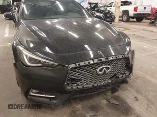 2018 Infiniti Q60 Luxe with VIN JN1EV7EL1JM393037, listed as a IAAI auction lot 41308526 with 54,065 mi miles and . Bid and sale history available at DreamBid. Image 6.