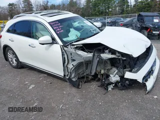 2011 Infiniti FX with VIN JN8AS1MW1BM140576, listed as a IAAI auction lot 42019408 with 146,346 mi miles. Bid and sale history available at carsss.com. Image 1.