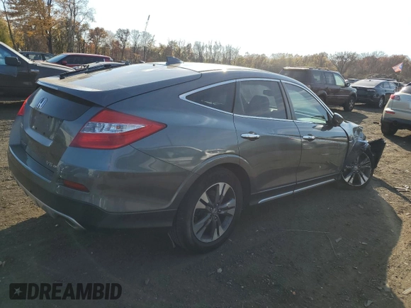 2013 Honda Crosstour EX-L with VIN 5J6TF2H58DL004464, listed as a Copart auction lot 77202994 with 142,494 mi miles and Salvage Title. Bid and sale history available at carsss.com. Image 3.