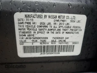 2014 Infiniti Q50 Premium with VIN JN1BV7AR5EM700289, listed as a Copart auction lot 47841695 with 122,579 mi miles and Salvage Title. Bid and sale history available at carsss.com. Image 13.