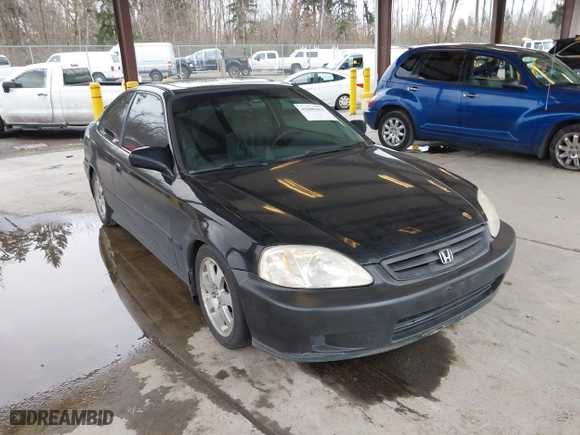 2000 Honda Civic EX with VIN 1HGEJ814XYL131063, listed as a IAAI auction lot 41809462 with 187,270 mi miles. Bid and sale history available at carsss.com. Image 1.