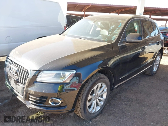 2014 Audi Q5 Premium Plus with VIN WA1LFBFP2EA074446, listed as a IAAI auction lot 41841181 with 157,810 mi miles. Bid and sale history available at carsss.com. Image 16.