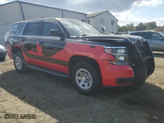 2017 Chevrolet Tahoe Commercial with VIN 1GNSKFEC8HR357661, listed as a Copart auction lot 73394694 with 53,839 mi miles and Salvage Title. Bid and sale history available at carsss.com. Image 4.