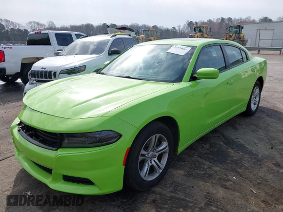 2019 Dodge Charger SXT with VIN 2C3CDXBGXKH713219, listed as a IAAI auction lot 41834667 with 119,798 mi miles. Bid and sale history available at carsss.com. Image 17.