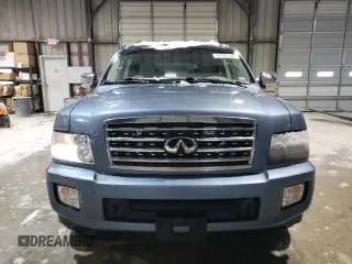 2008 Infiniti QX56 with VIN 5N3AA08CX8N913656, listed as a Copart auction lot 87501025 with 154,156 mi miles and Salvage Title. Bid and sale history available at carsss.com. Image 5.