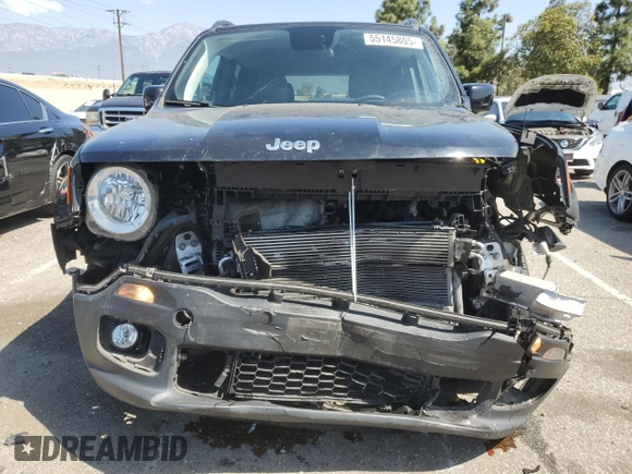 2018 Jeep Renegade Latitude with VIN ZACCJABB9JPH49826, listed as a Copart auction lot 55145805 with 97,752 mi miles and Salvage Title. Bid and sale history available at DreamBid. Image 5.