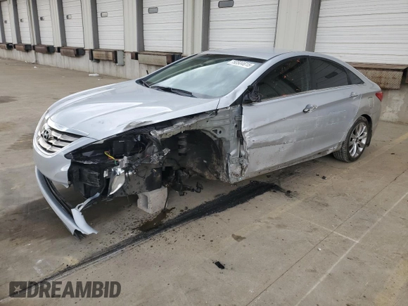 2013 Hyundai Sonata Limited with VIN 5NPEC4AC5DH545813, listed as a Copart auction lot 50504615 with 83,950 mi miles and Salvage Title. Bid and sale history available at DreamBid. Image 1.