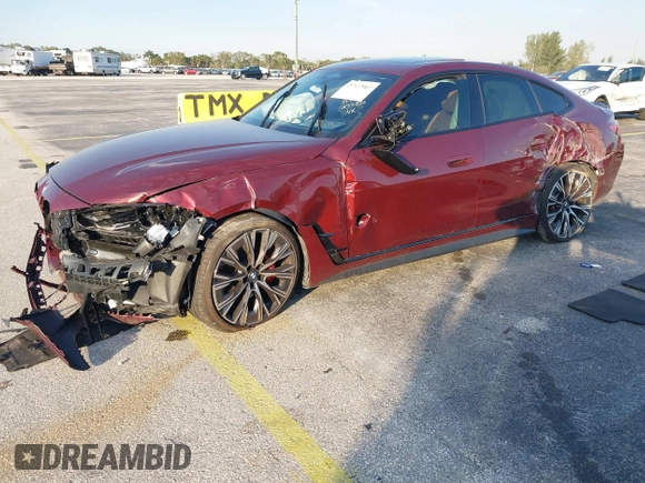2023 BMW 4 Series M440i z VIN WBA63AW01PFN33820, wystawiony jako IAAI lot #41241907 z przebiegiem 10 789 mil mil oraz . Historia ofert i sprzedaży dostępna na DreamBid. Obrazek 2.