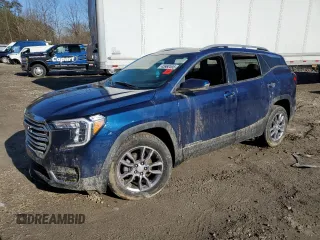 2022 GMC Terrain SLT z VIN 3GKALVEV3NL241417, wystawiony jako Copart lot #45960495 z przebiegiem 47 808 mil mil oraz Szkoda całkowita • Salvage title. Historia ofert i sprzedaży dostępna na DreamBid. Obrazek 1.