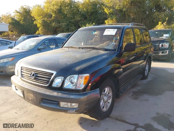 2000 Lexus LX 470 with VIN JT6HT00W3Y0107254, listed as a IAAI auction lot 41017794 with NaN miles. Bid and sale history available at carsss.com. Image 2.