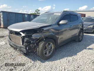 2018 Hyundai Santa Fe 2.4L with VIN 5NMZU3LB1JH076984, listed as a Copart auction lot 59701705 with 120,451 mi miles and Salvage title. Bid and sale history available at DreamBid. Image 1.