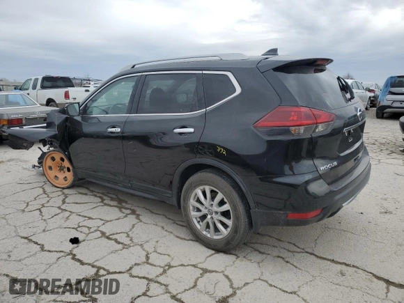 2019 Nissan Rogue SL with VIN 5N1AT2MV6KC741215, listed as a Copart auction lot 47249995 with 45,424 mi miles and Salvage Title. Bid and sale history available at carsss.com. Image 2.
