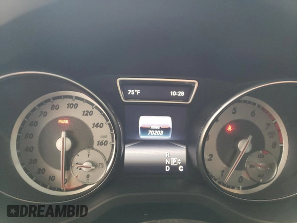 2016 Mercedes-Benz CLA with VIN WDDSJ4GB1GN351443, listed as a Copart auction lot 53580613 with 70,203 mi miles. Bid and sale history available at carsss.com. Image 9.