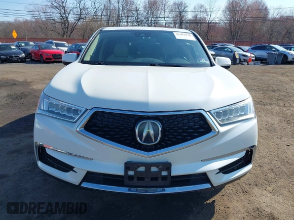 2017 Acura MDX w/Technology Pkg with VIN 5FRYD4H56HB023051, listed as a IAAI auction lot 41893936 with 109,546 mi miles. Bid and sale history available at carsss.com. Image 12.