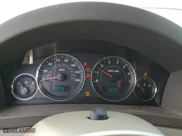2007 Jeep Grand Cherokee Limited with VIN 1J8HR58237C539497, listed as a Copart auction lot 87015414 with 245,708 mi miles and Salvage Title. Bid and sale history available at carsss.com. Image 9.