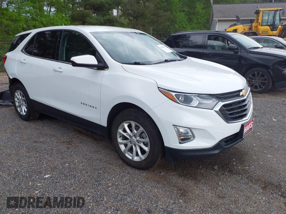 2019 Chevrolet Equinox LT with VIN 2GNAXKEV7K6190252, listed as a IAAI auction lot 42185570 with 63,233 mi miles and . Bid and sale history available at DreamBid. Image 1.