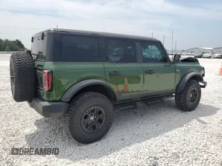 2024 Ford Bronco Wildtrak z VIN 1FMEE2BPXRLB03494, wystawiony jako Copart lot #53852225 z przebiegiem 5 166 mil mil oraz Szkoda całkowita • Salvage title. Historia ofert i sprzedaży dostępna na DreamBid. Obrazek 3.