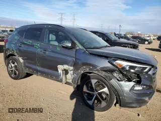 2017 Hyundai Tucson Value with VIN KM8J3CA27HU548767, listed as a Copart auction lot 83181904 with 35,314 mi miles and Salvage Title. Bid and sale history available at carsss.com. Image 4.