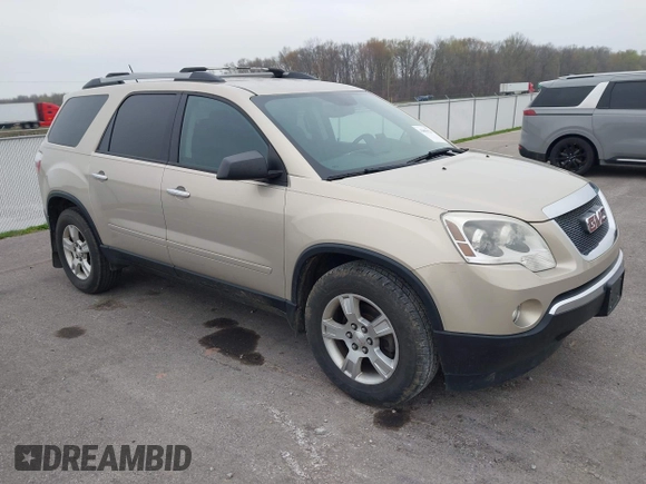 2011 GMC Acadia SLE with VIN 1GKKRPED4BJ317767, listed as a IAAI auction lot 42002521 with 196,405 mi miles. Bid and sale history available at carsss.com. Image 1.