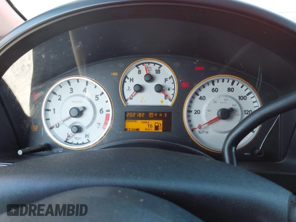 2008 Nissan Titan XE with VIN 1N6BA06C78N302839, listed as a IAAI auction lot 41668311 with 202,182 mi miles and . Bid and sale history available at DreamBid. Image 7.