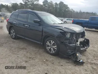 2017 Nissan Pathfinder SV z VIN 5N1DR2MN0HC681016, wystawiony jako Copart lot #87638785 z przebiegiem 173 130 mil mil oraz Szkoda całkowita • Salvage title. Historia ofert i sprzedaży dostępna na DreamBid. Obrazek 4.