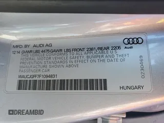 2015 Audi A3 2.0 TDI Premium Plus with VIN WAUCJGFF7F1094831, listed as a Copart auction lot 68617443 with 112,400 mi miles. Bid and sale history available at carsss.com. Image 12.