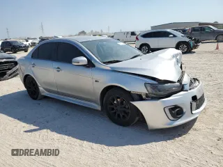 2017 Mitsubishi Lancer ES with VIN JA32U2FU9HU014615, listed as a Copart auction lot 75430664 with 92,308 mi miles and Salvage Title. Bid and sale history available at DreamBid. Image 4.