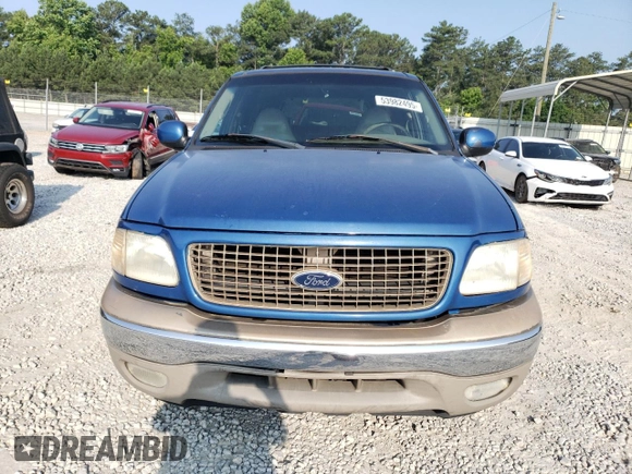 2000 Ford Expedition Eddie Bauer with VIN 1FMRU17L1YLC39371, listed as a Copart auction lot 53982495 with 220,391 mi miles and Salvage title. Bid and sale history available at DreamBid. Image 5.