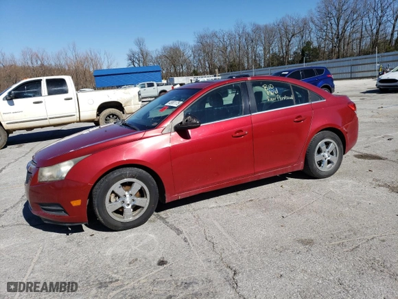 2012 Chevrolet Cruze LT w/1LT with VIN 1G1PF5SC8C7237096, listed as a Copart auction lot 49981175 with 170,562 mi miles and Salvage Title. Bid and sale history available at carsss.com. Image 1.