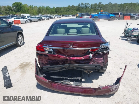 2014 Honda Civic Sedan LX with VIN 19XFB2F57EE246612, listed as a IAAI auction lot 41984108 with 13,656 mi miles. Bid and sale history available at carsss.com. Image 16.
