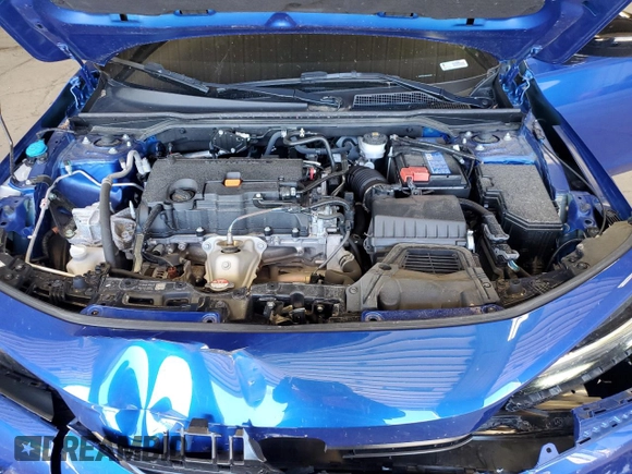 2023 Honda Civic Sport with VIN 2HGFE2F56PH562387, listed as a Copart auction lot 58408355 with 27,060 mi miles and Salvage title. Bid and sale history available at DreamBid. Image 11.