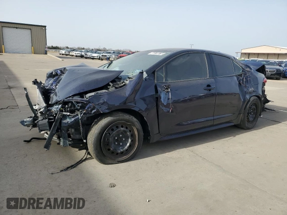 2022 Toyota Corolla LE with VIN 5YFEPMAE5NP296052, listed as a Copart auction lot 46070875 with Not Provided miles and Non Repairable. Bid and sale history available at carsss.com. Image 1.
