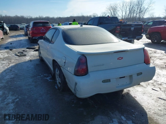 2005 Chevrolet Monte Carlo LS with VIN 2G1WW12E959168541, listed as a IAAI auction lot 41578685 with 164,977 mi miles. Bid and sale history available at carsss.com. Image 3.