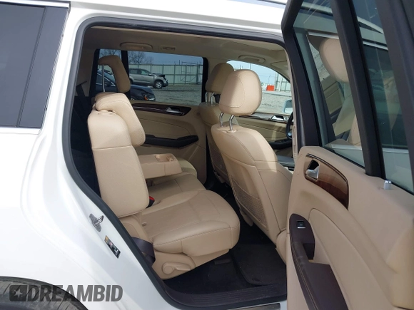 2018 Mercedes-Benz GLS with VIN 4JGDF6EE9JB077331, listed as a IAAI auction lot 41795143 with 99,148 mi miles. Bid and sale history available at carsss.com. Image 8.
