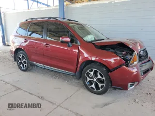 2016 Subaru Forester XT Touring with VIN JF2SJGXCXGH441792, listed as a Copart auction lot 57827005 with 37,677 mi miles and Salvage title. Bid and sale history available at DreamBid. Image 4.