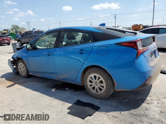 2020 Toyota Prius L Eco z VIN JTDKARFU3L3125646, wystawiony jako Copart lot #52942245 z przebiegiem 104 999 mil mil oraz Szkoda całkowita • Salvage title. Historia ofert i sprzedaży dostępna na DreamBid. Obrazek 2.