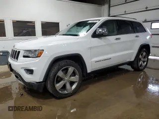 2014 Jeep Grand Cherokee Limited with VIN 1C4RJFBM0EC315703, listed as a Copart auction lot 57030575 with 192,185 mi miles and Salvage title. Bid and sale history available at DreamBid. Image 1.