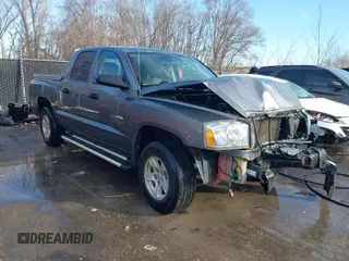 2006 Dodge Dakota SLT with VIN 1D7HE48K66S701808, listed as a IAAI auction lot 41435446 with 186,676 mi miles. Bid and sale history available at carsss.com. Image 1.