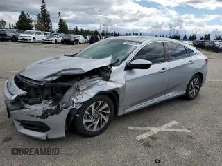 2018 Honda Civic Sedan EX with VIN 2HGFC2F72JH581873, listed as a Copart auction lot 48996235 with 109,440 mi miles and Salvage Title. Bid and sale history available at carsss.com. Image 1.