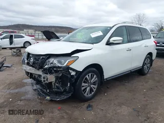 2018 Nissan Pathfinder SL z VIN 5N1DR2MM6JC647790, wystawiony jako IAAI lot #41223318 z przebiegiem 127 855 mil mil oraz . Historia ofert i sprzedaży dostępna na DreamBid. Obrazek 19.